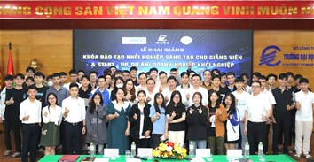 Trường Đại học Điện lực tổ chức thành công các khóa đào tạo khởi nghiệp sáng tạo cho Giảng viên; Start-up; Dự án/Doanh nghiệp khởi nghiệp thuộc nhiệm vụ Đề án 844