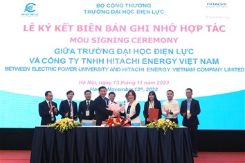 TRƯỜNG ĐẠI HỌC ĐIỆN LỰC KÝ KẾT BIÊN BẢN GHI NHỚ HỢP TÁC VỚI CÔNG TY HITACHI ENERGY VIỆT NAM