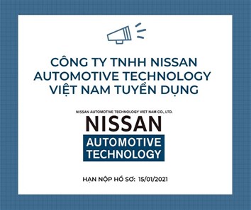 NISSAN VIỆT NAM TUYỂN DỤNG