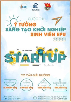 CUỘC THI Ý TƯỞNG SÁNG TẠO KHỞI NGHIỆP EPU 2020