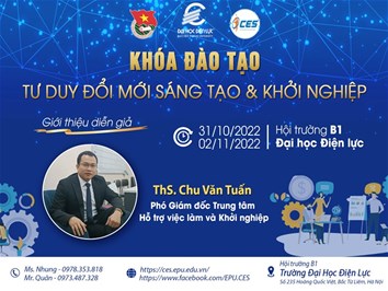 ĐÓN CHỜ KHÓA ĐÀO TẠO TƯ DUY ĐỔI MỚI SÁNG TẠO & KHỞI NGHIỆP 2022