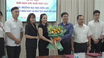 NÂNG CAO NĂNG LỰC NGOẠI NGỮ CHO SINH VIÊN TRƯỜNG ĐẠI HỌC ĐIỆN LỰC CÙNG IMAP VIỆT NAM