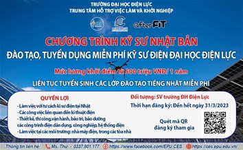CHƯƠNG TRÌNH TUYỂN DỤNG KỸ SƯ ĐIỆN LÀM VIỆC TẠI NHẬT MIỄN PHÍ GIỚI THIỆU, ĐÀO TẠO