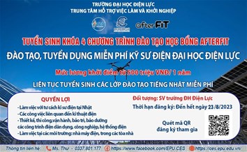 CƠ HỘI TRỞ THÀNH KỸ SƯ TÀI NĂNG VỚI CHƯƠNG TRÌNH ĐÀO TẠO - HỌC BỔNG AFTERFIT KHÓA 4 DÀNH CHO SINH VIÊN KHÓA D16 NĂM HỌC 2023 - 2024