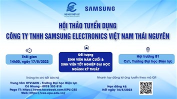 Hot Job - dành riêng cho các bạn sinh viên Đại học Điện lực